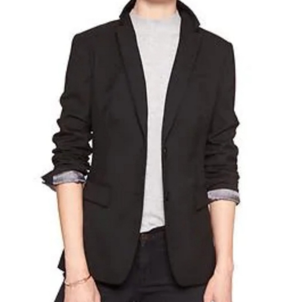 Banana Republic Elegant Black Suit Jacket